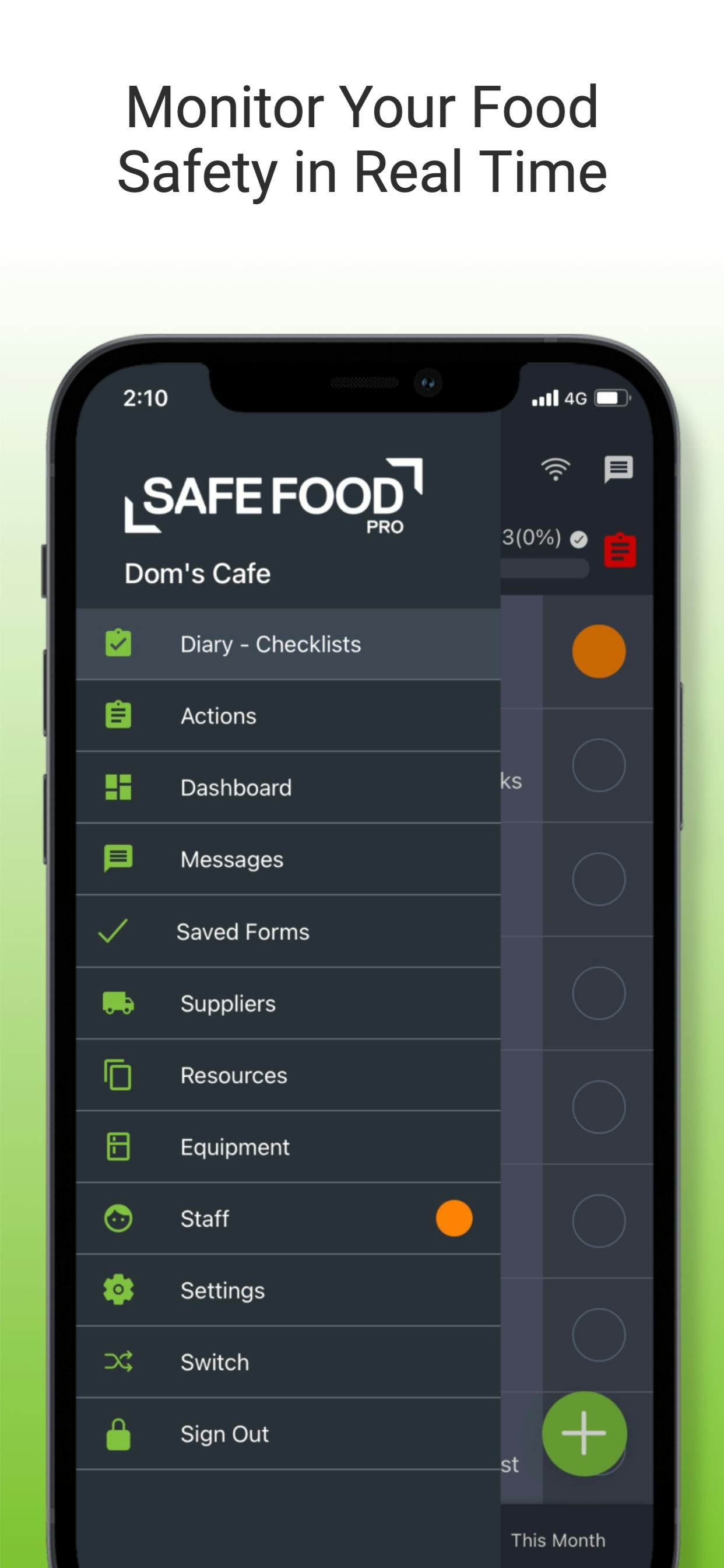 Safe Food Pro Software - 3