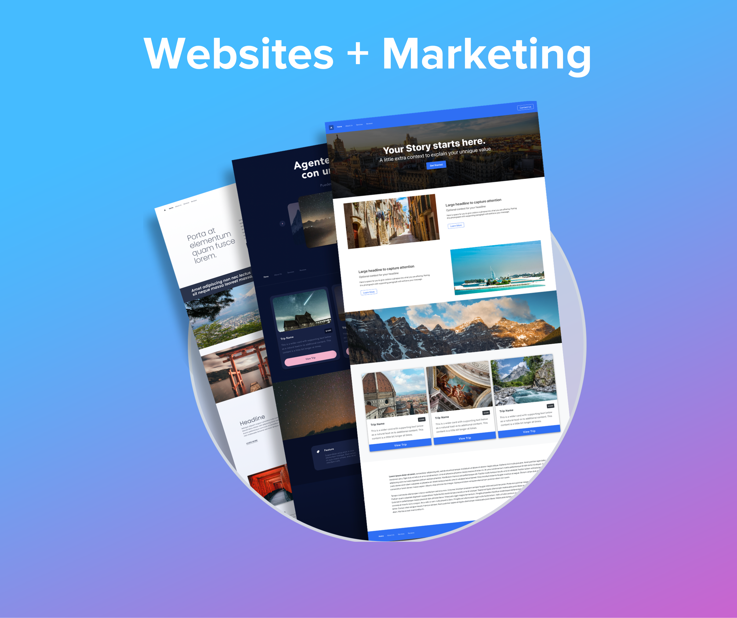 Websites + Marketing