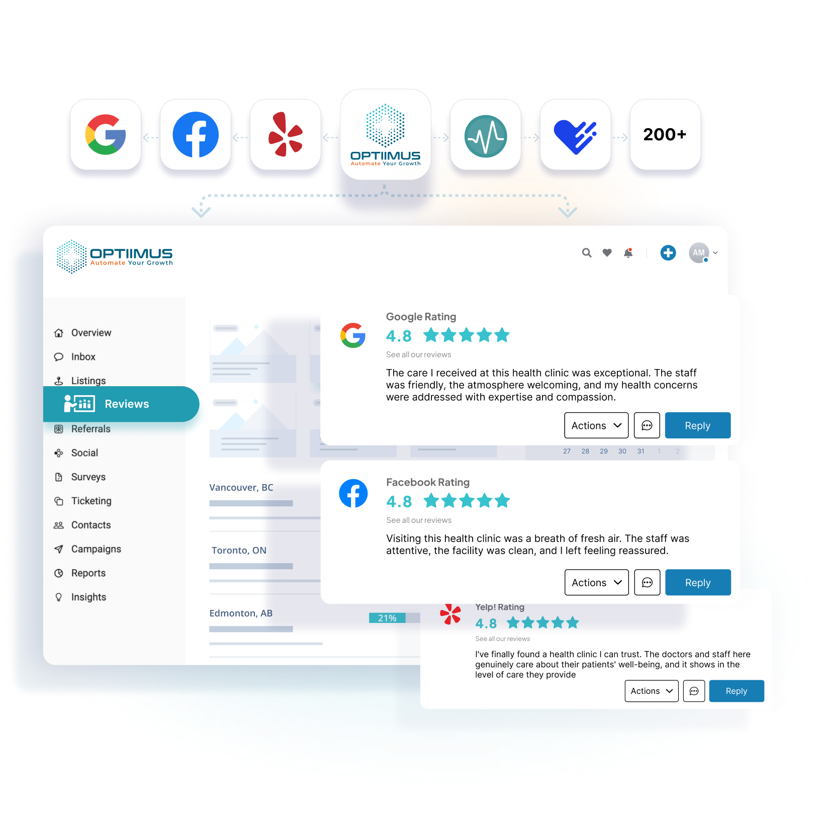 Optiimus screenshot: Optiimus Reviews & Reputation Management