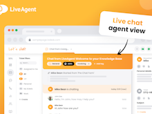 LiveAgent Software - Live Chat Agent View