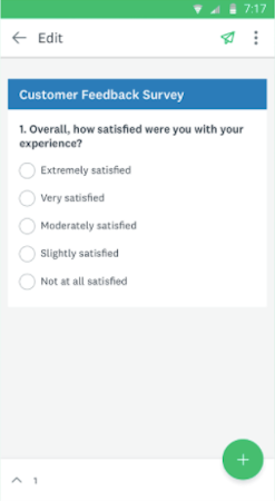 SurveyMonkey screenshot: Users can collaboratively edit surveys in SurveyMonkey