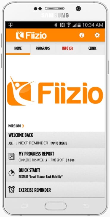 Fiizio Software - Client Mobile App - iOS & Android