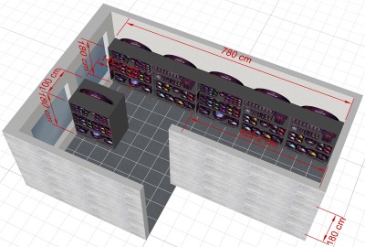 PlanogramBuilder Floor plan simulation
