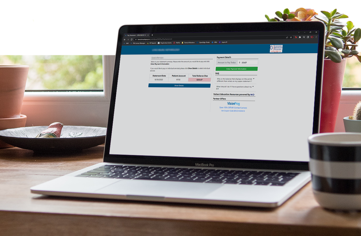 Benchmark Solutions RCM Software - Online Patient Payment Solution