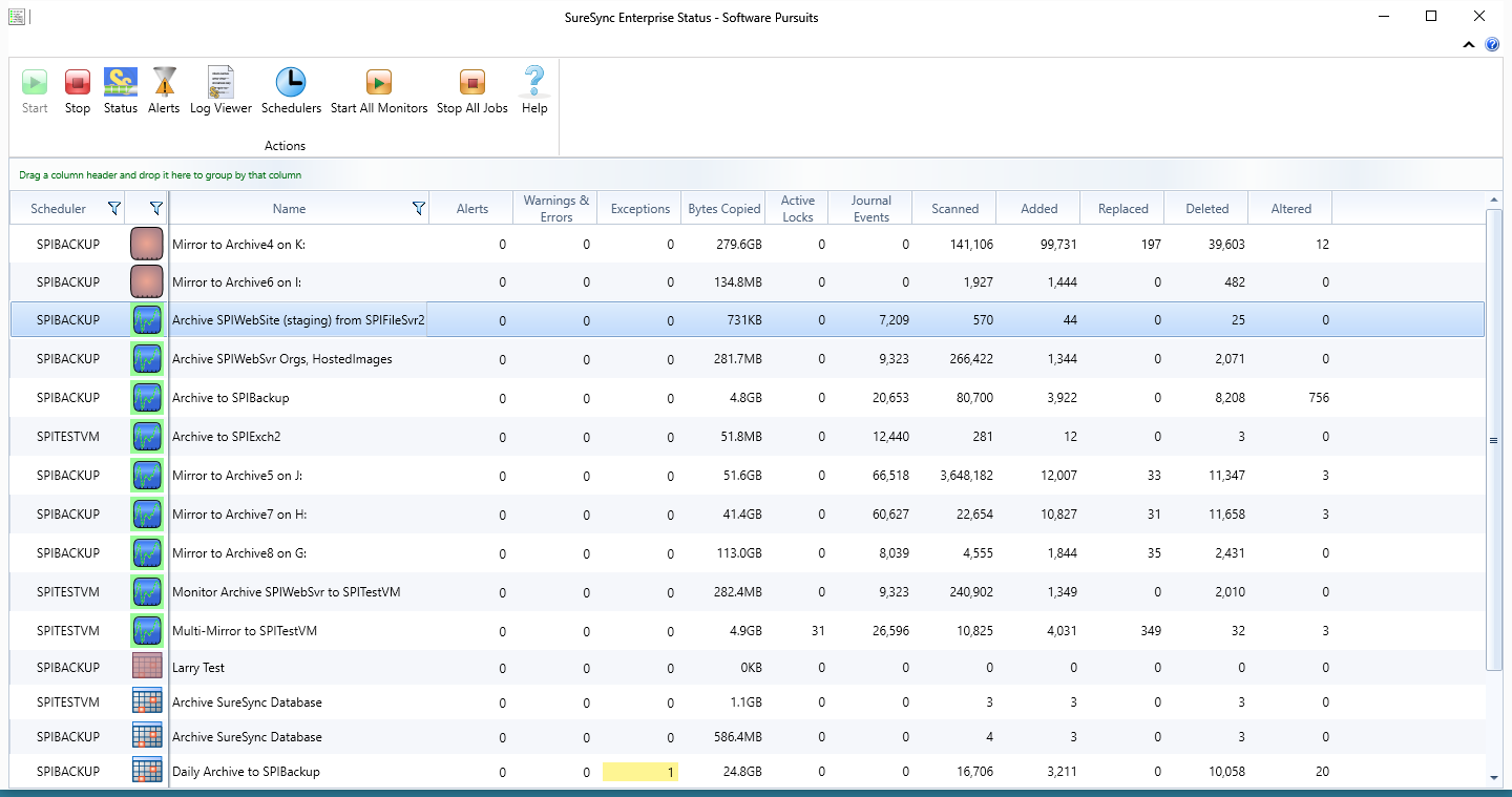 SureSync Logiciel - 3