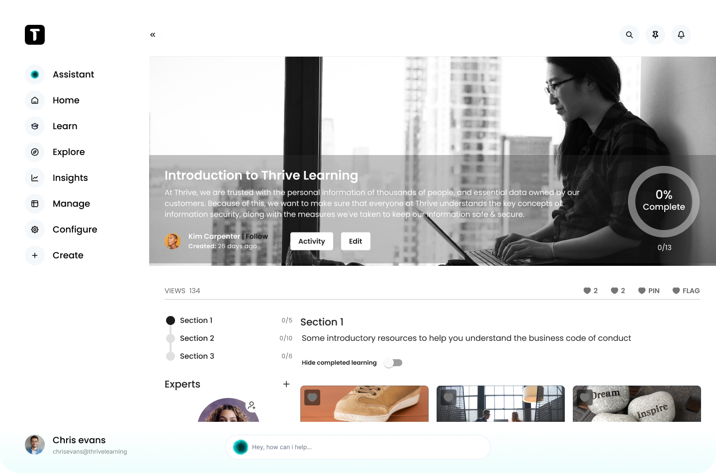 Thrive Software - Pathways
Stay on track with Pathways. Clearly see what you need to work on next, follow structured learning journeys, and complete key training in the right order to build skills with purpose.