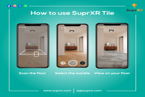 When a client asked us to make an app to help customers try on tiles in real life. We didn’t predict that the app would grow into a showroom for various other tile companies as well. Customers can now select their favorite flooring brand.