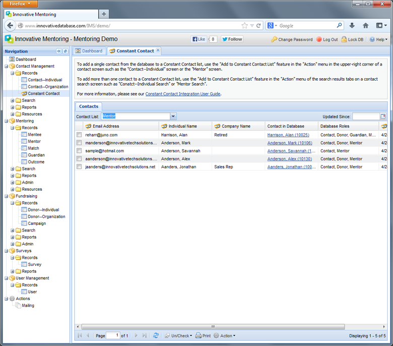 Innovative Mentoring