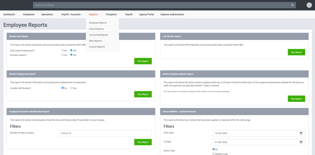 Codapay Software - Explore our extensive reporting suite