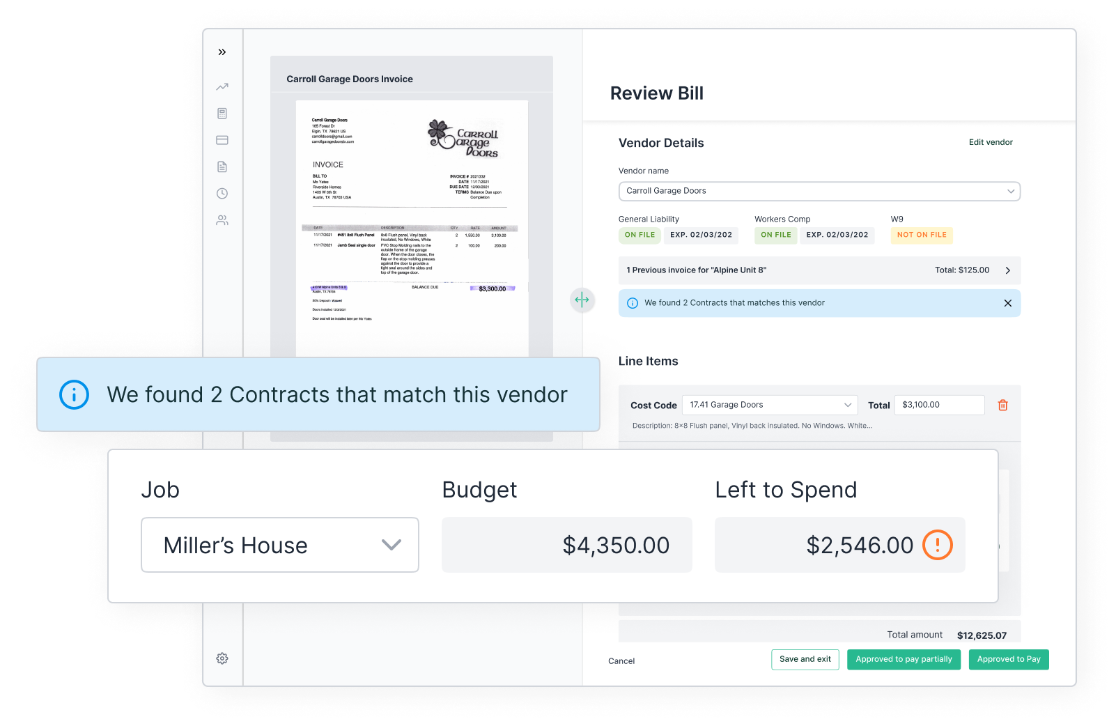 Automate your budgets, draws, and WIP reports. Track every dollar you spend against your budgets in real time and generate a fully formatted draw, with schedule and backup in seconds.  