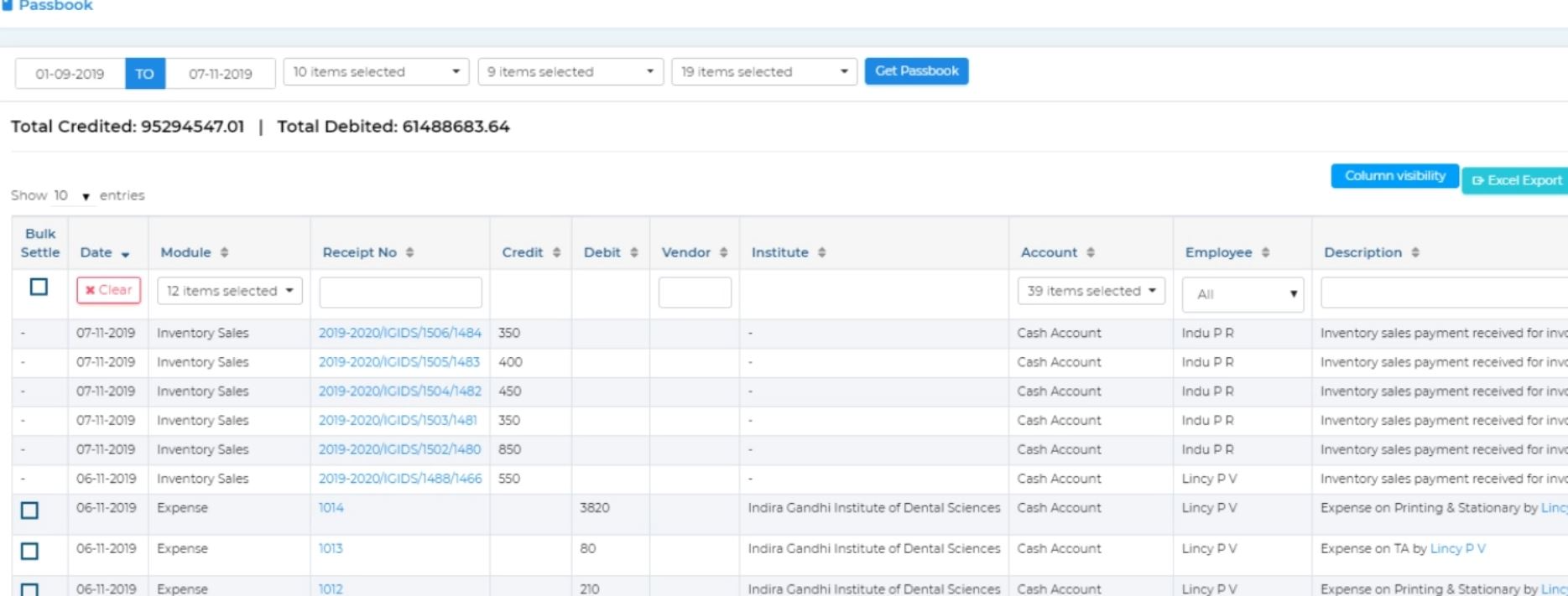 MyClassCampus passbook