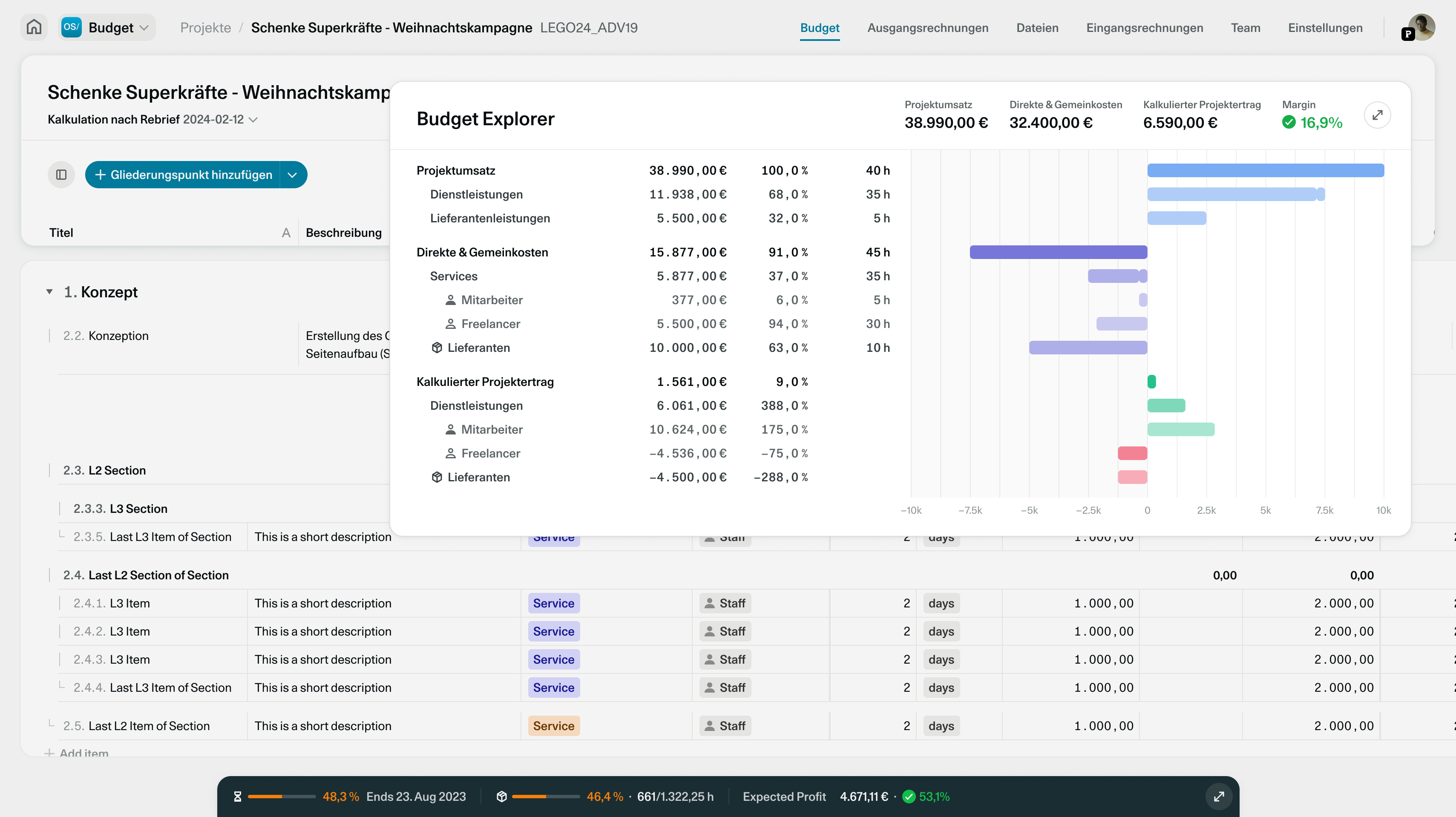 OS/ screenshot: OS/ budget explorer