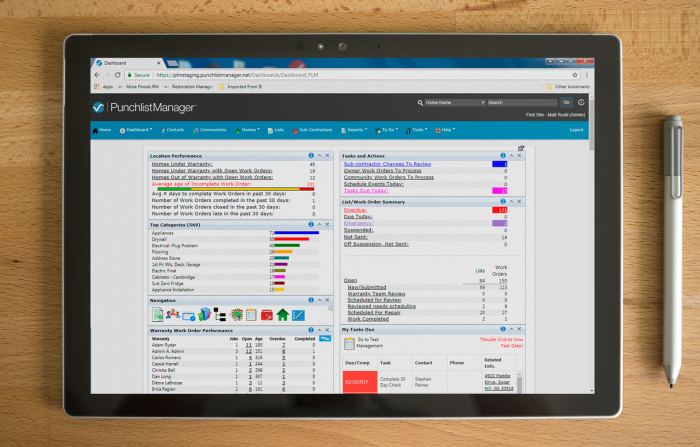 Punchlist Manager.NET Software - 1