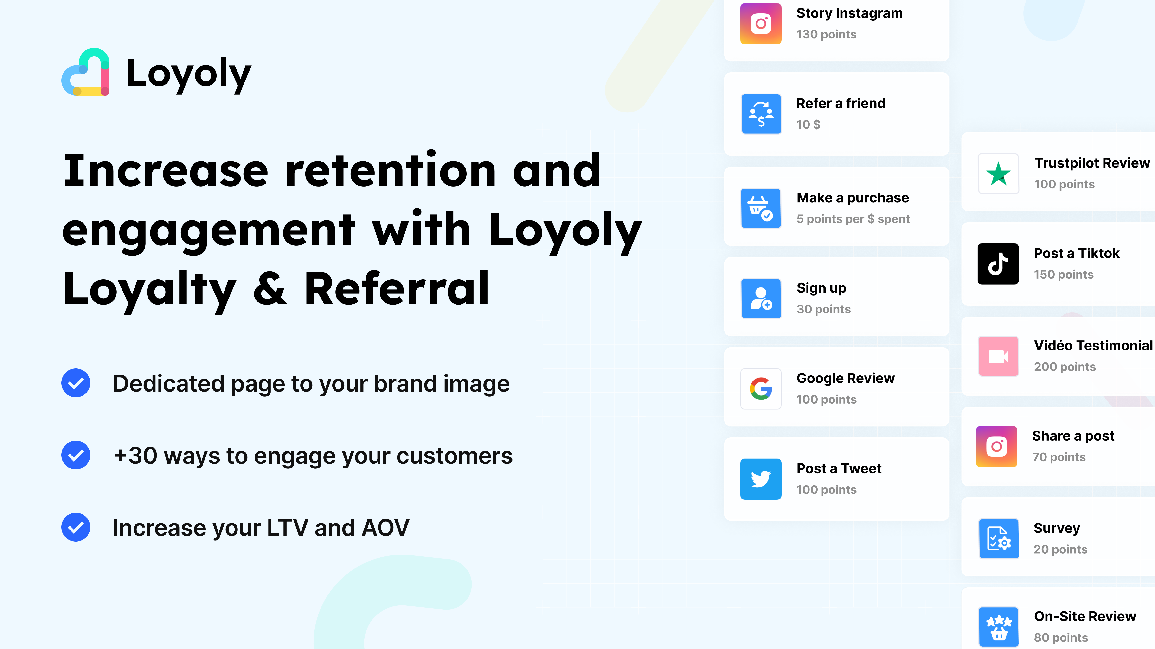 Loyoly screenshot: Loyoly platform