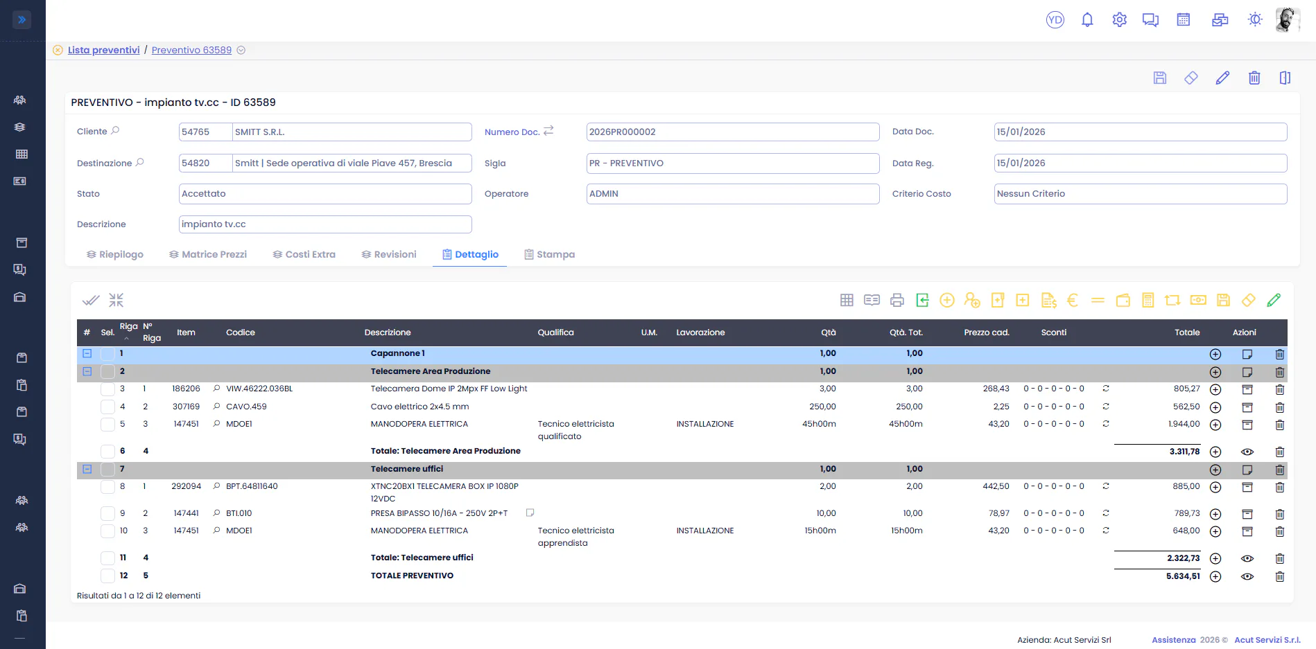 ACUT Impianti Pricing, Cost & Reviews - Capterra UK 2026