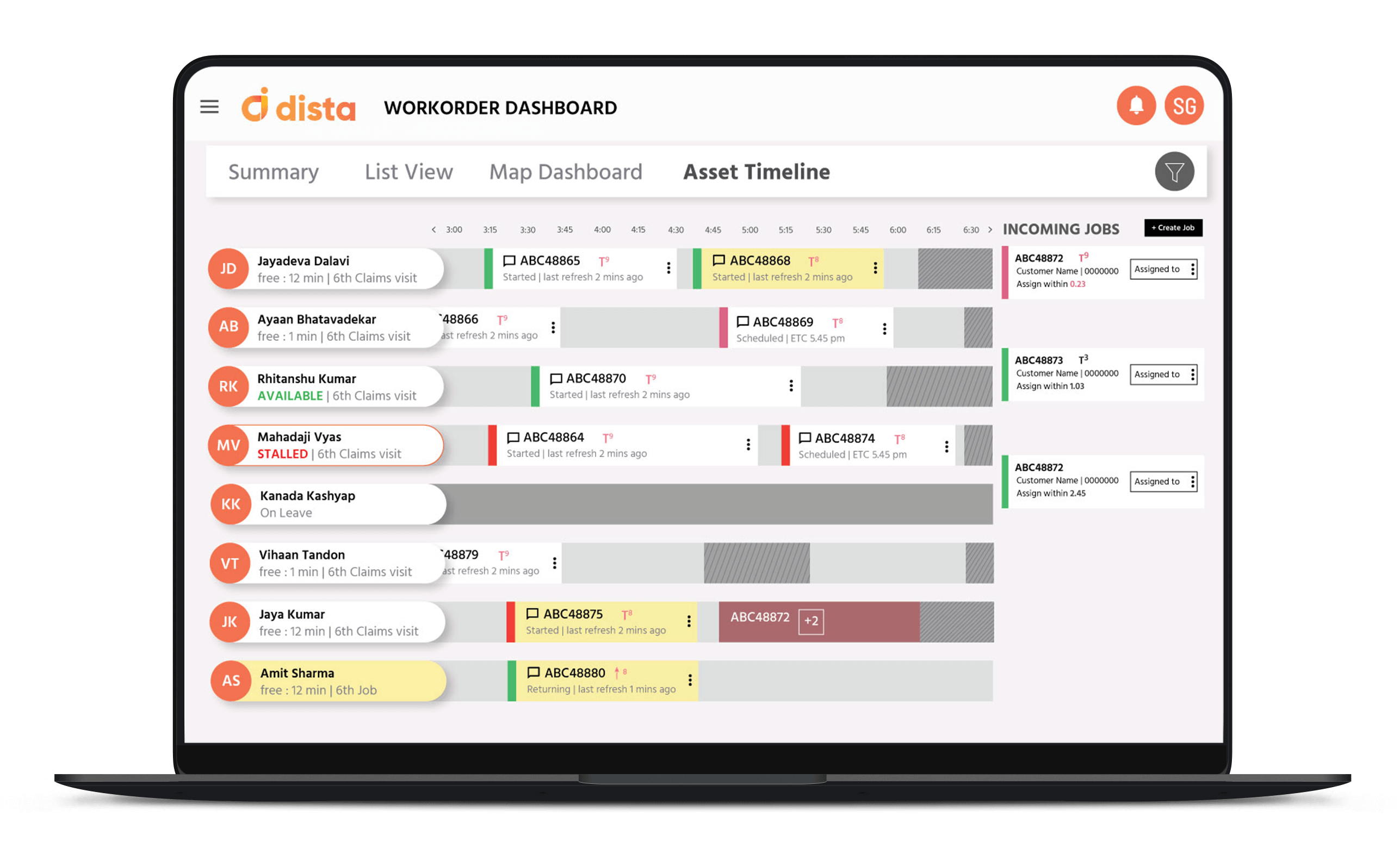 Track team performance - Get an overview of the teams schedule that makes planning effortless and fool-proof.  Get complete transparency on your teams activities and performance.