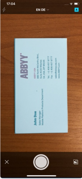 ABBYY Business Card Reader
