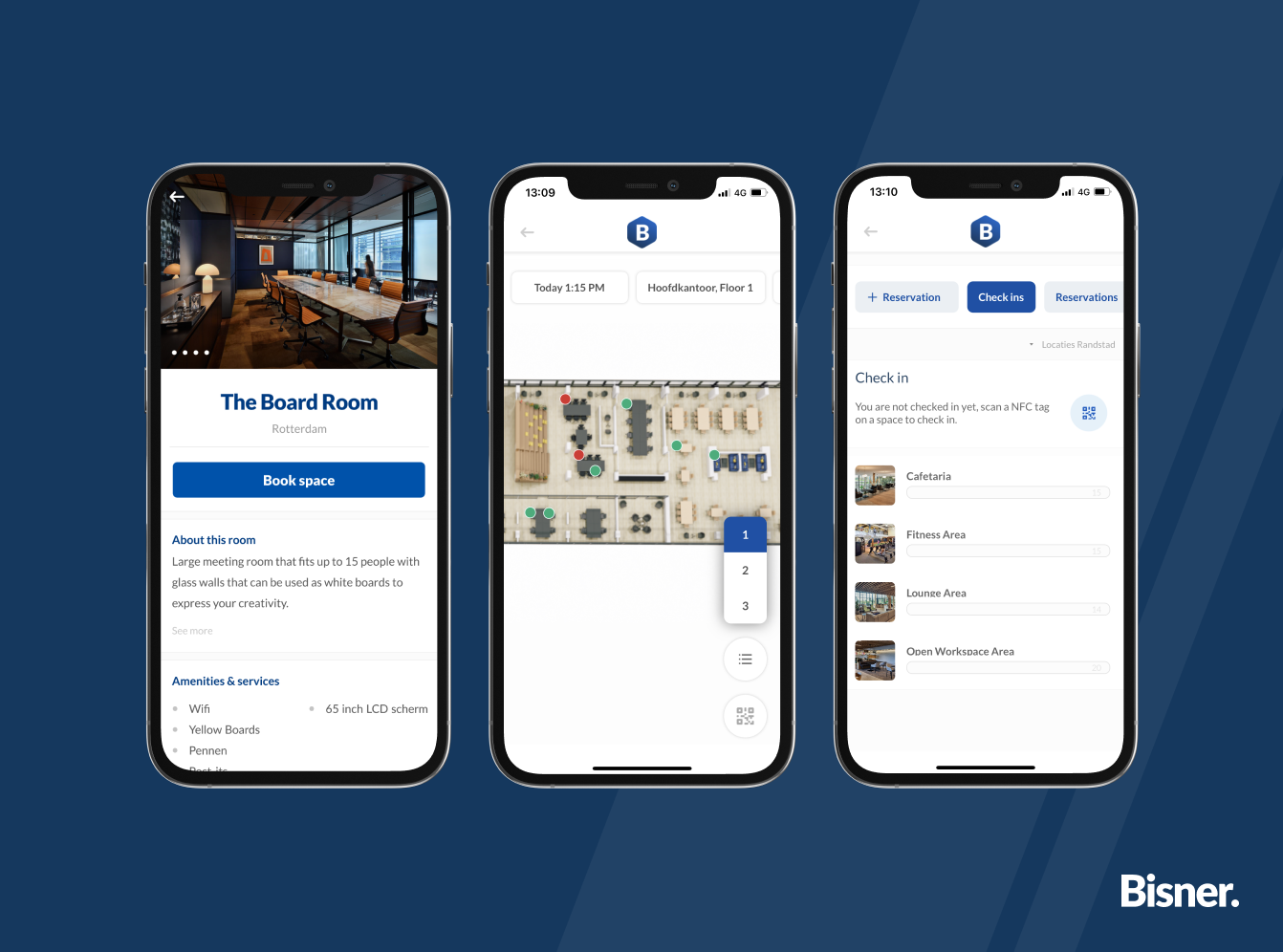 Bisner Meeting Room Booking screenshot