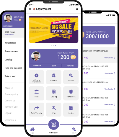 LoyaltyXpert Software - Mobile App Screens LoyaltyXpert