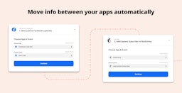 Automatically move info between your apps