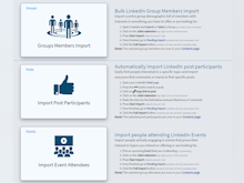 Jobin.cloud Software - Import new profiles from social networks, members of LinkedIn groups, online events attendees, people that reacted and commented to a social post, and more... >> Sourcing Automation <<