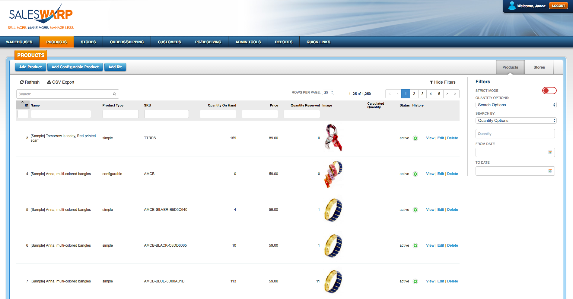 SalesWarp Software - SalesWarp - Product Information