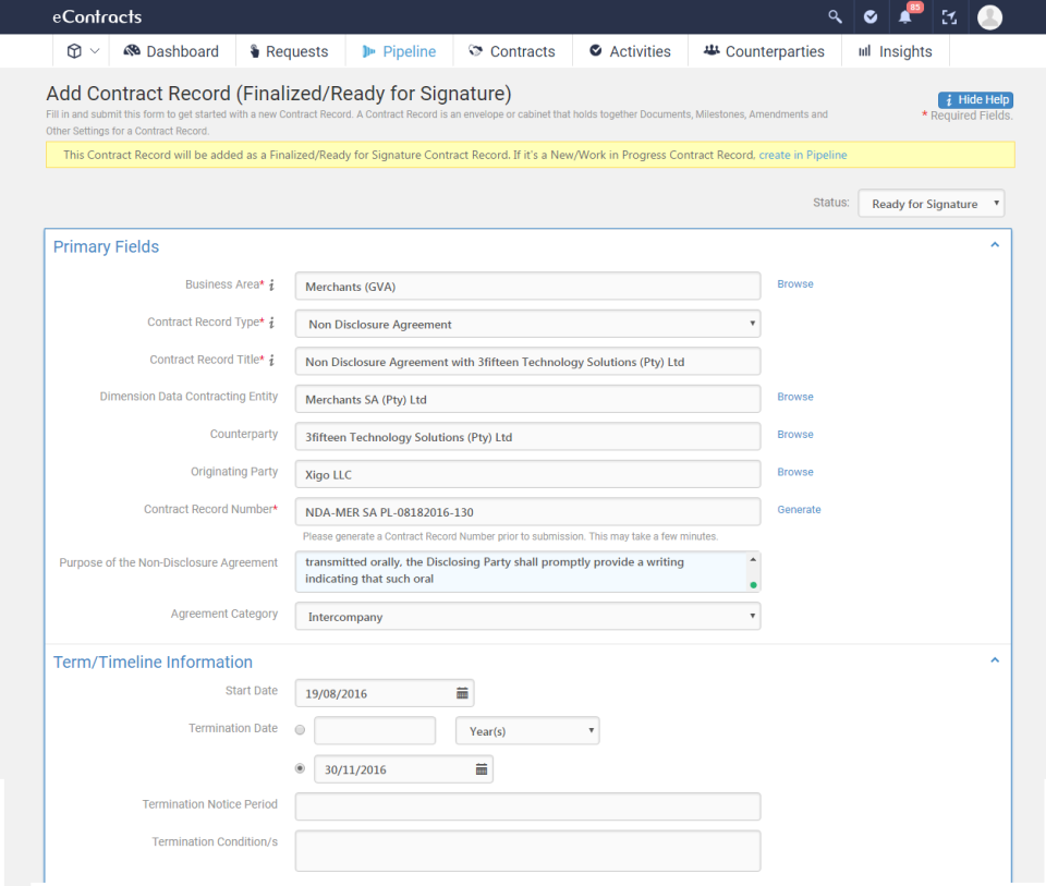 eContracts Logiciel - 2