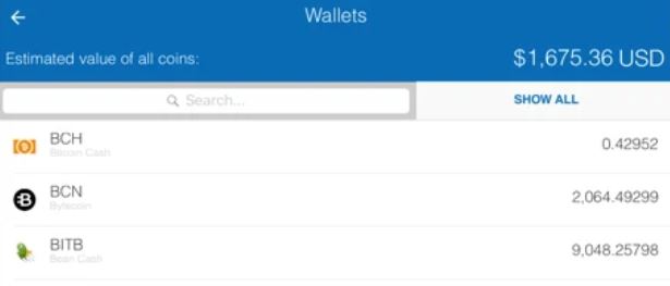 CoinPayments all wallets
