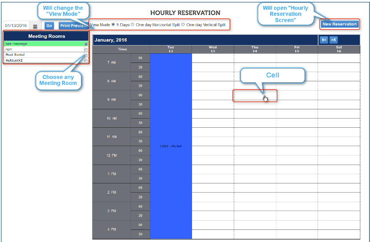 GraceSoft Easy InnKeeping Software - Automate online bookings for conference rooms, spa services & other hourly rentals