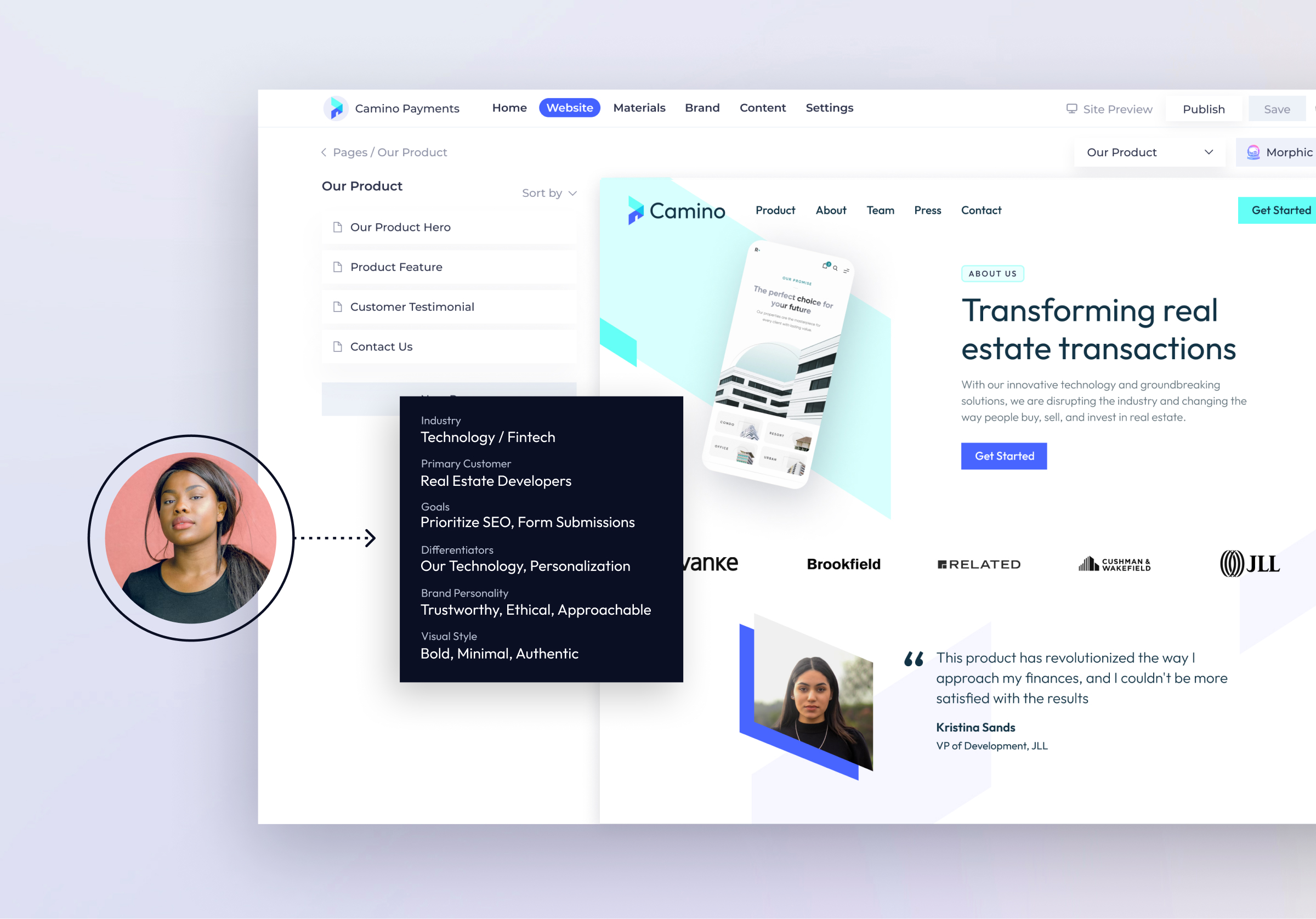 Morphic Software - Create a Website Info