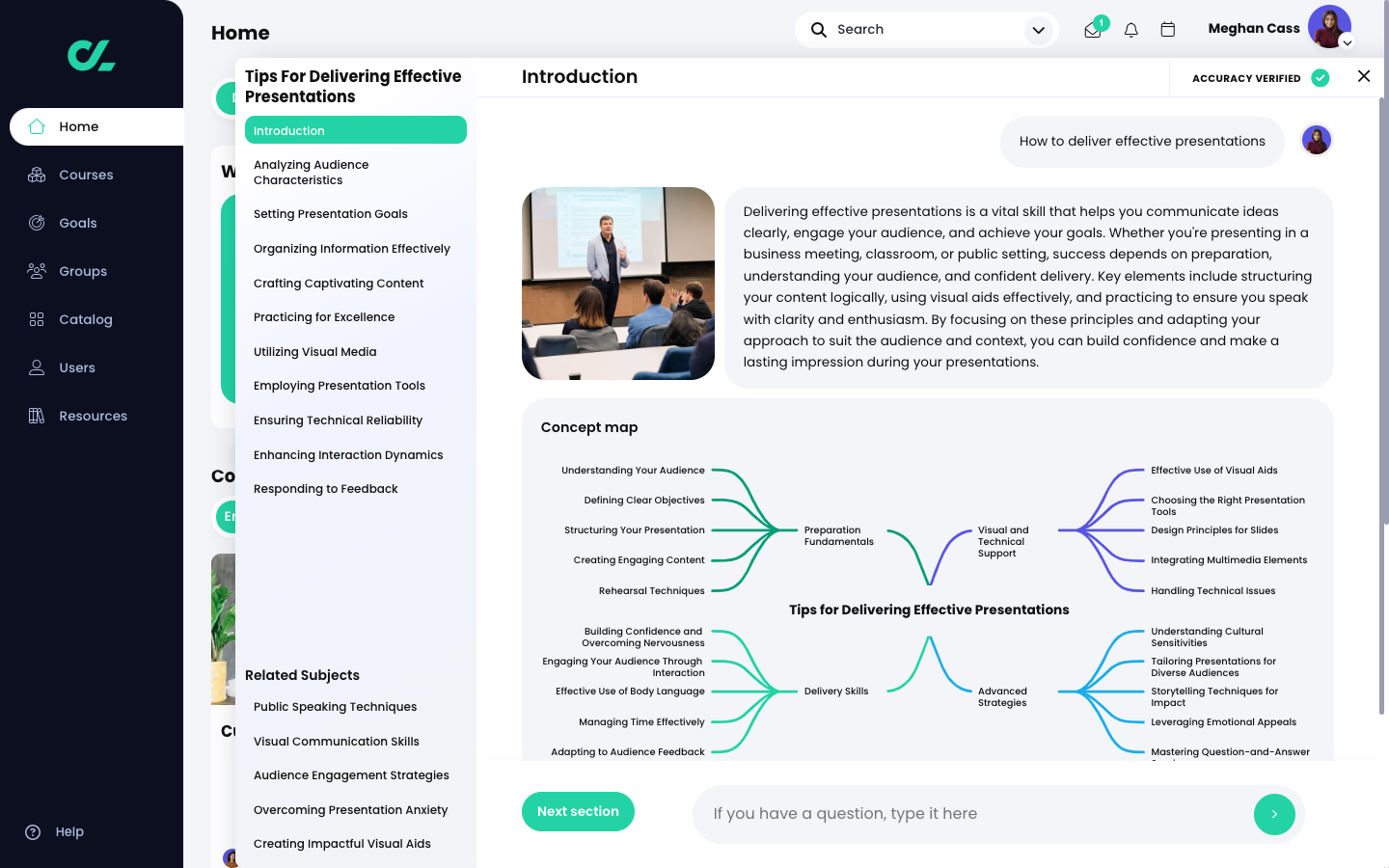 CYPHER Learning Software - Learner View CYPHER Agent