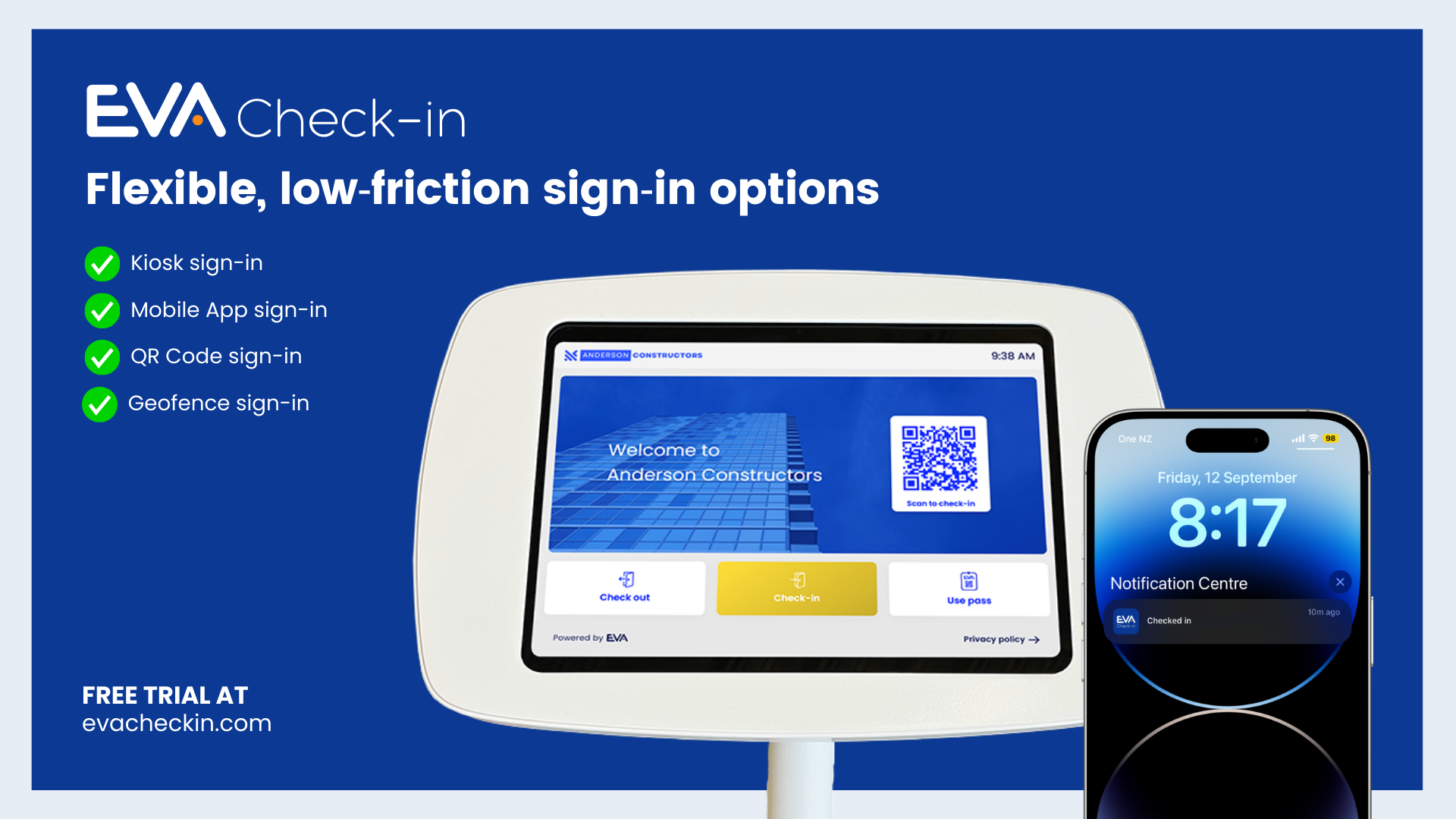 EVA Check-in
