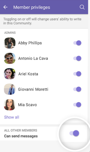 Viber Software - Viber members