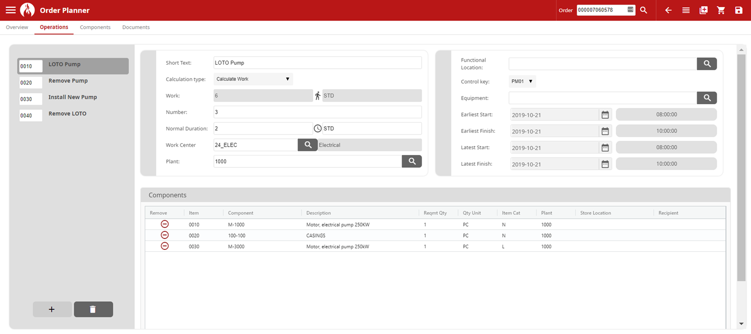 Prometheus Platform Order Planner