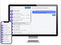 Dispatch Science Software - In-app chat and broadcasting capabilities