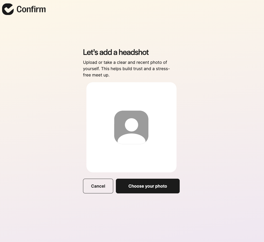 goConfirm Headshot Page