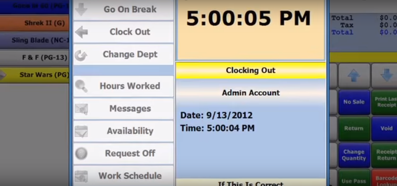 Time clock and scheduling