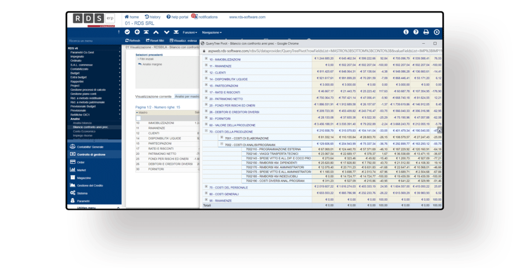 RDS ERP Software - RDS ERP screenshot