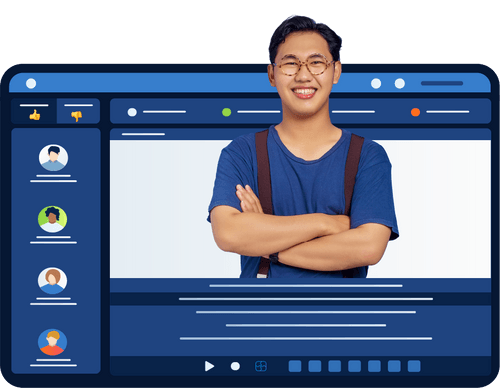 CVing screenshot: Video intervista