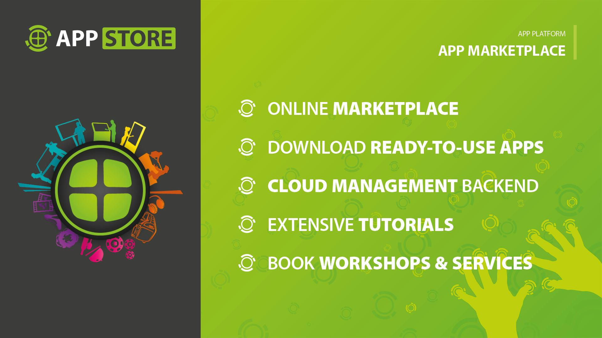 eyefactive AppSuite Software - Touchscreen App Platform: AppStore Marketplace