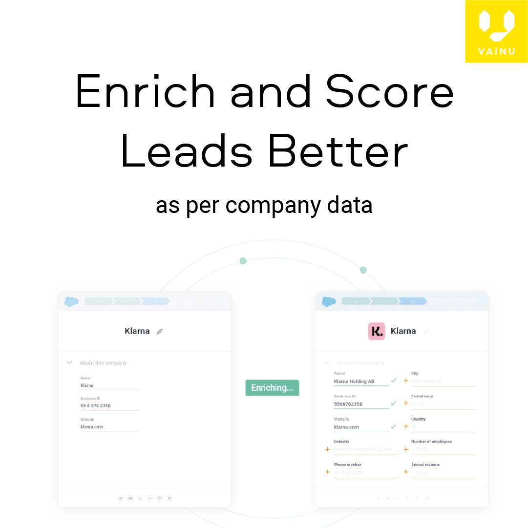 Enrich and score leads better