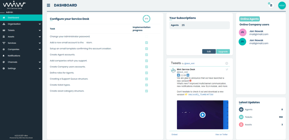 Mint Service Desk Software - 4