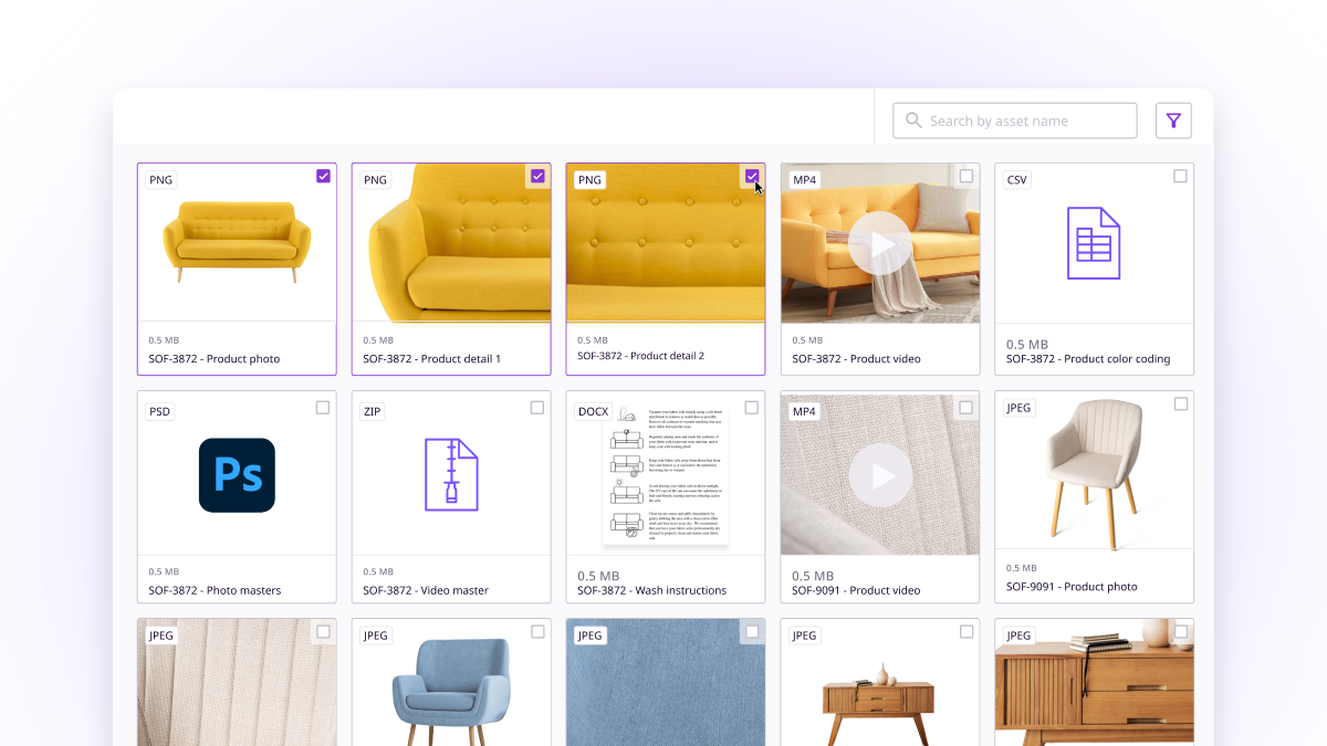 Plytix Software - Plytix PIM is also a DAM, because PIM without DAM just doesn't make sense. Manage and link all your digital assets to your products to keep everything on hand. Easily resize, rename, or reformat your images when distributing them. - thumbnail