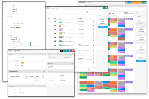 Appointments can be scheduled using the drag and drop calendar tool