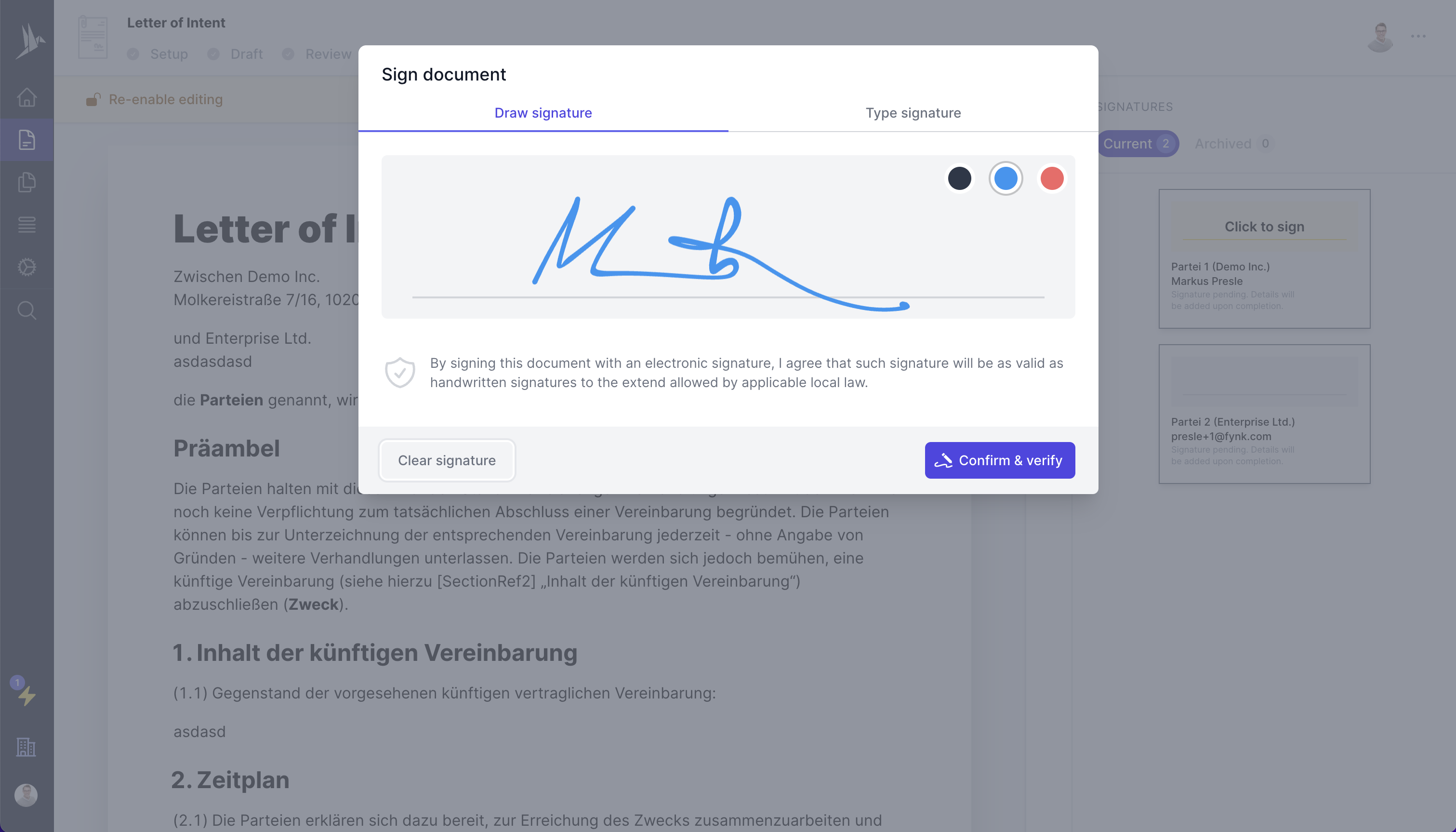 fynk electronic signature (SES, AES, QES)