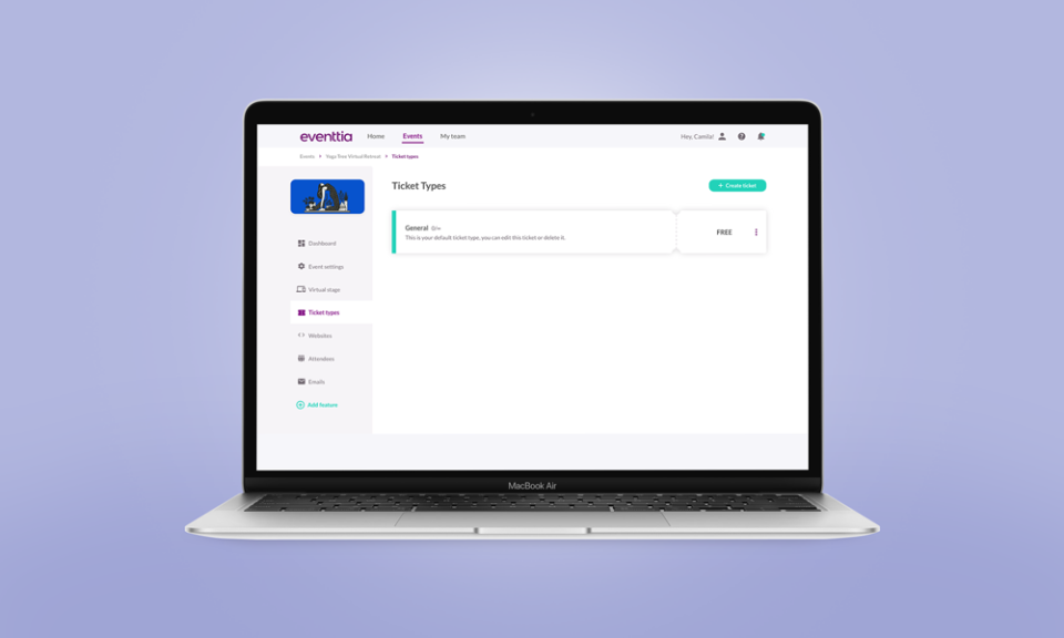 Eventtia Software - 4