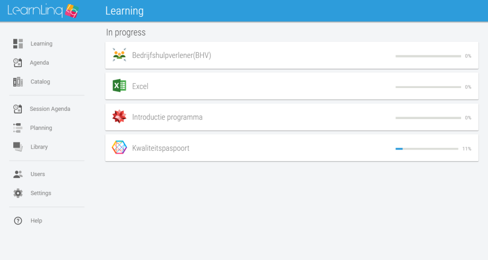 LearnLinq learning processes
