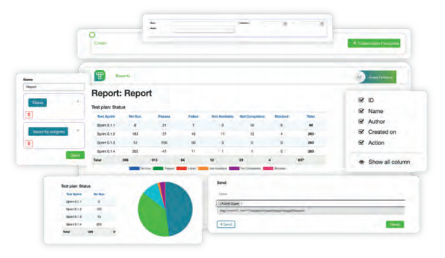 REPORTS: Within this module, you can easily create a report and its  template, which can be edited at any time and sent to the responsible person. All reports can be quickly found  through a practical filter and evaluated using visually attractive graphs.