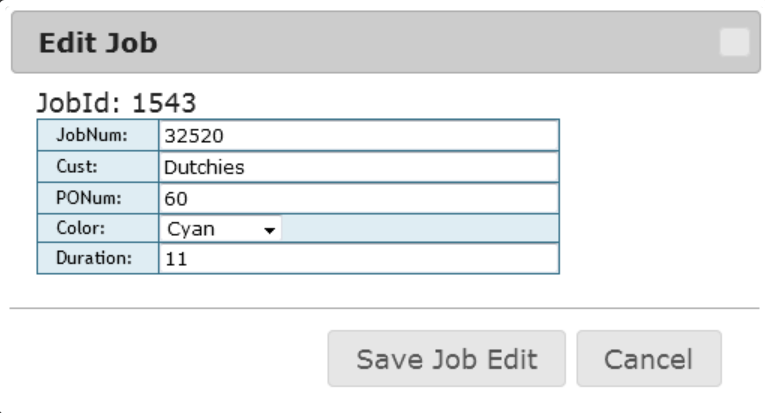 MaxScheduler screenshot: MaxScheduler edit jobs