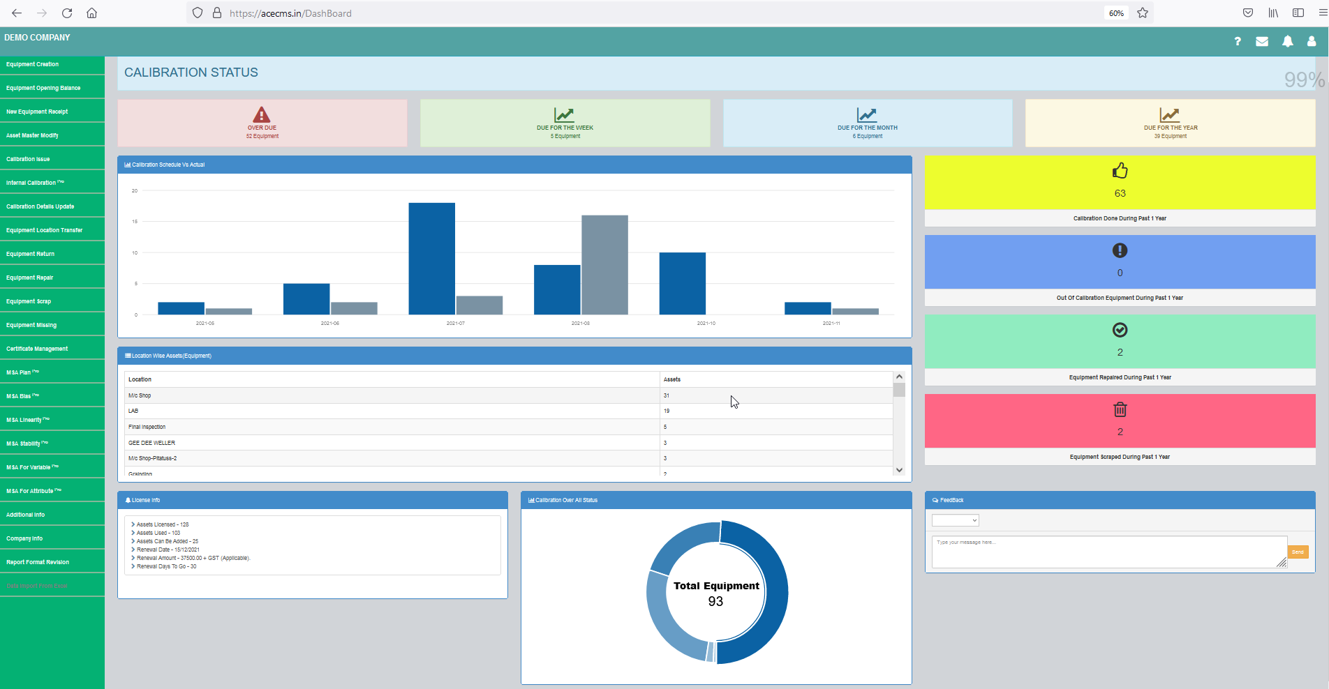 ACE Calibration Management System Software 2024 Reviews, Pricing & Demo